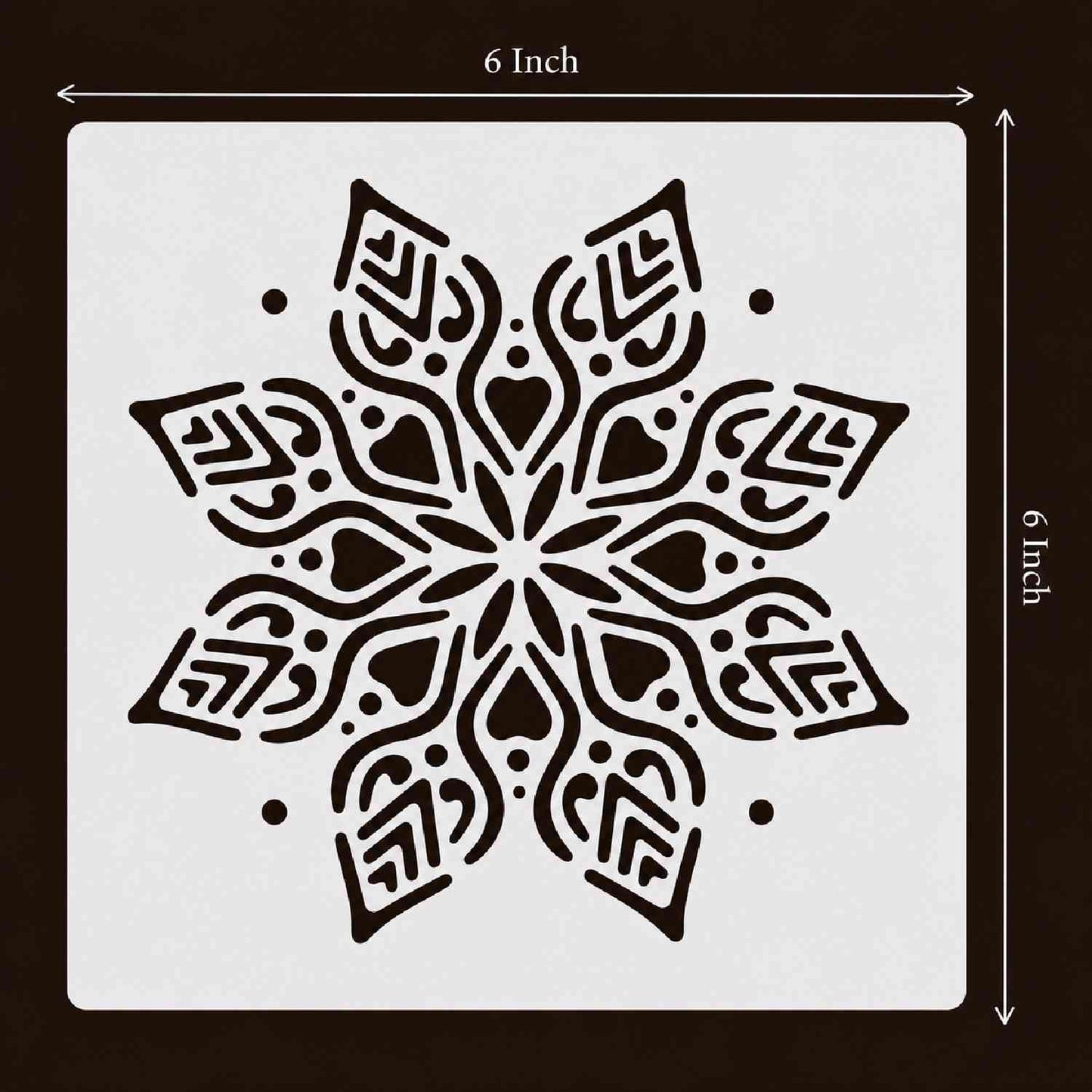 Craft Stencil 6x6 inch-L16