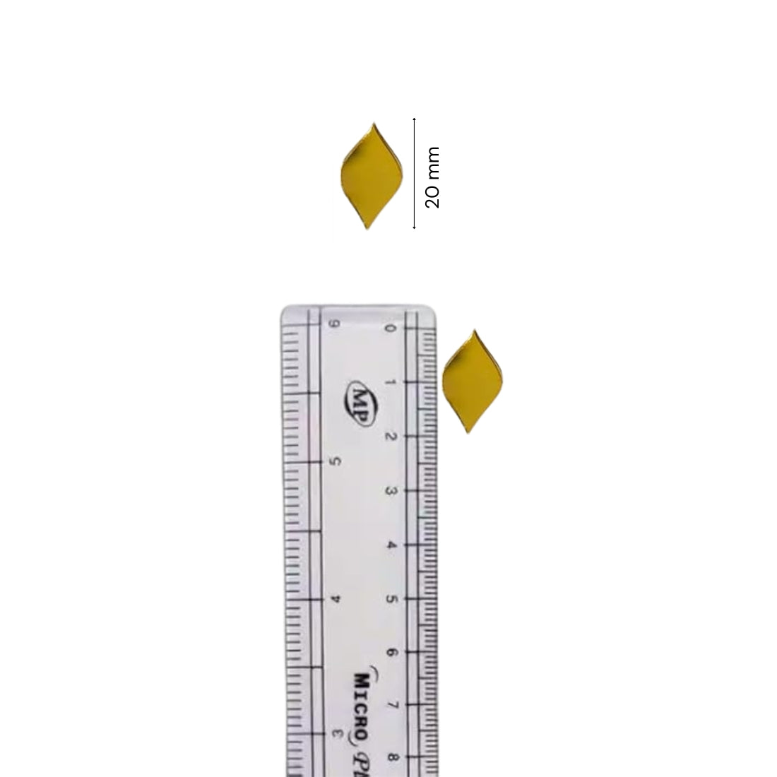 Golden Glass Mirror- Leaf