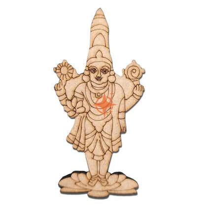 Pre Marked MDF Cutout Lord Balaji