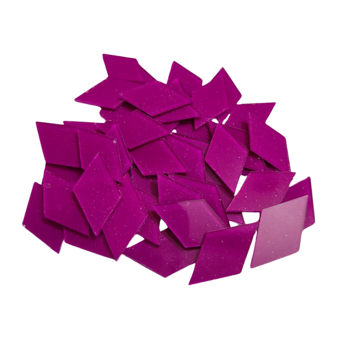 Color Glass Mirror- Diamond- 25MM