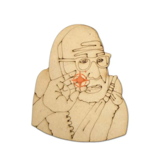 Pre Marked MDF Cutout Maha Periyava-Design-02