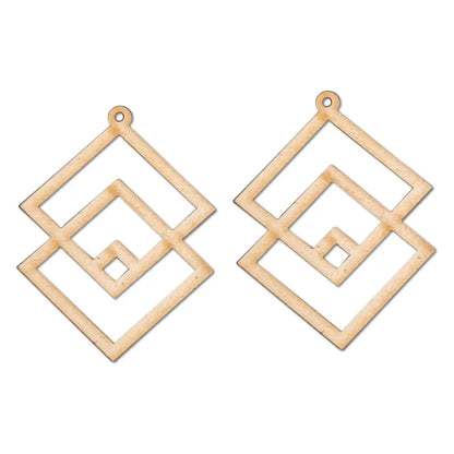 Earrings MDF Design-09