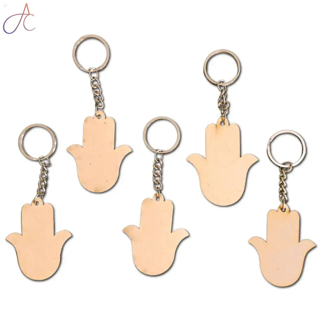 MDF Keychain Base Humsa Set of 5