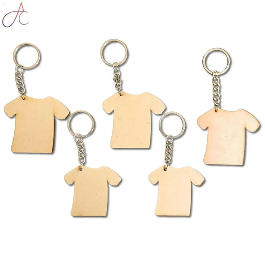 MDF Keychain Base T-shirt Set of 5