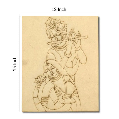 MDF Radha Krishna Premark Rectangle
