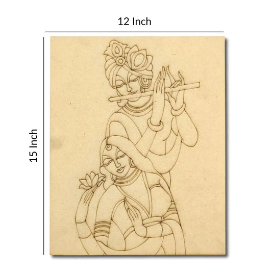 MDF Radha Krishna Premark Rectangle