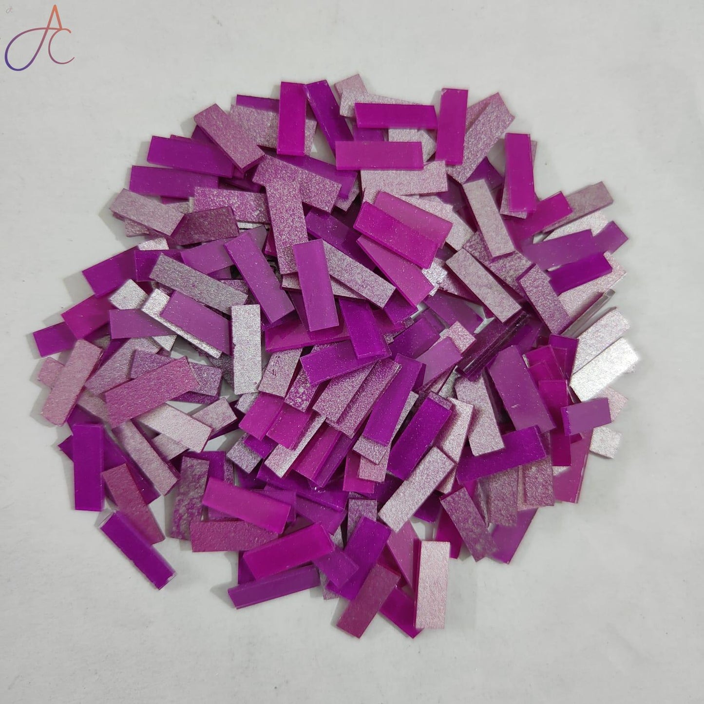 Color Glass Mirror- Rectangle- 15MM