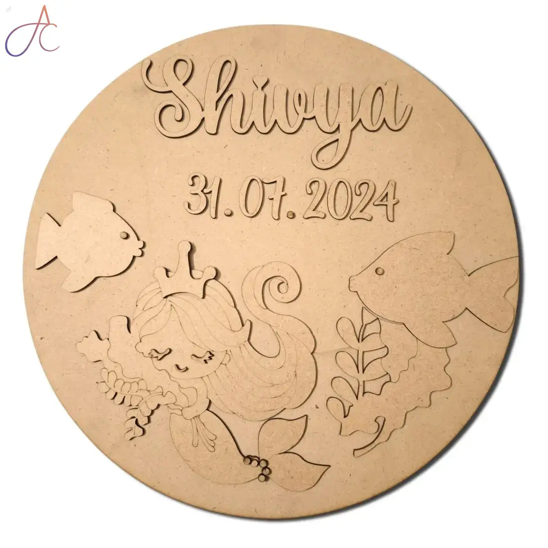 Kids Nameplate- Mermaid Theme