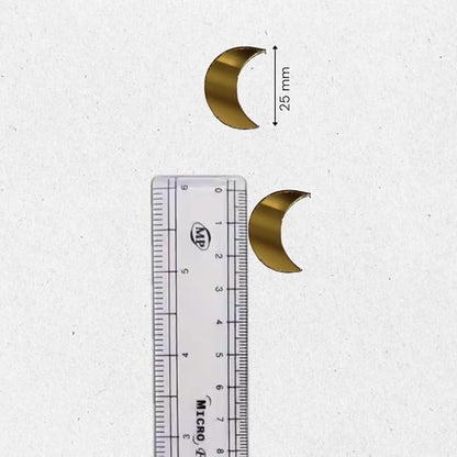 Golden Glass Mirror- Moon