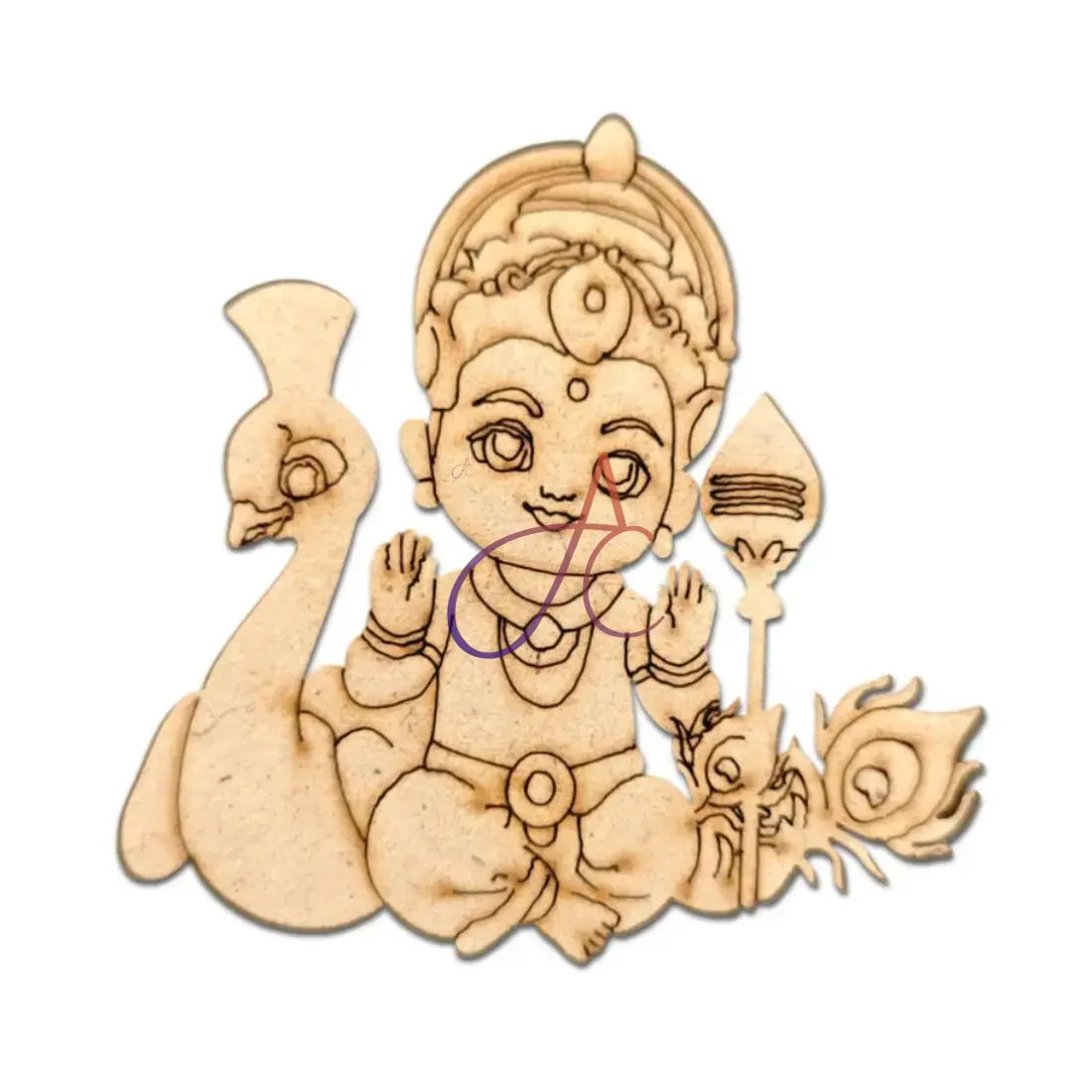 Pre Marked MDF Cutout Murugan-Design-03