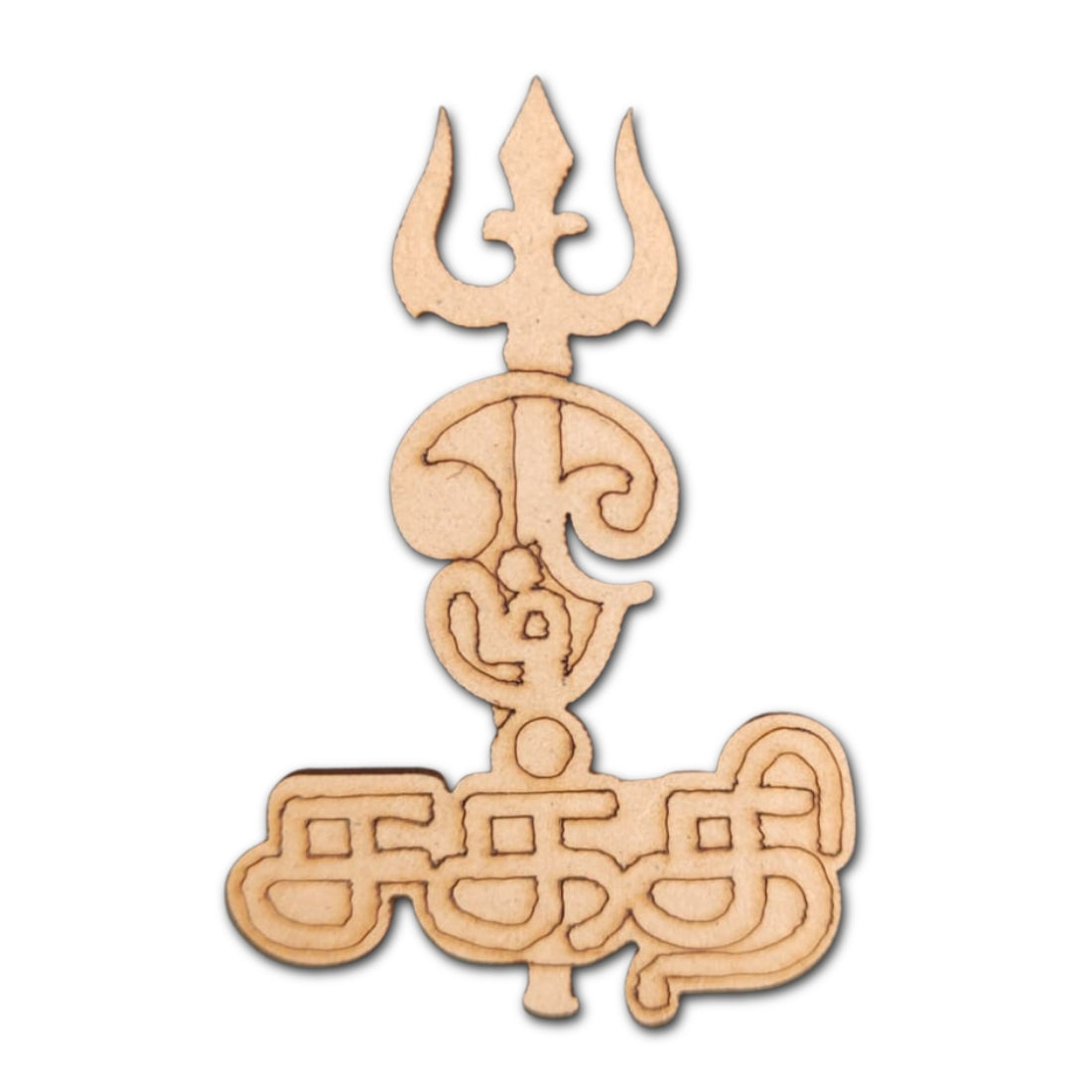 Pre Marked MDF Cutout Om Shakthi