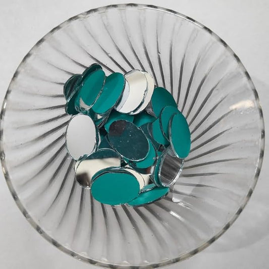 Glass Mirror- Oval- 20MMx10MM