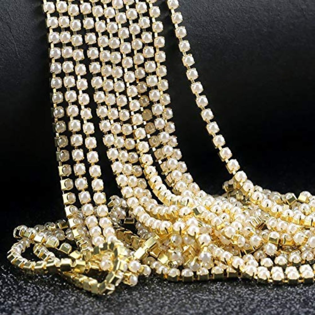 Pearl Chain Golden Color