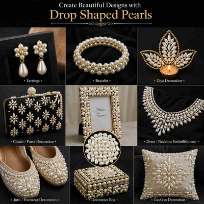 Tear Drop Pearl Beads