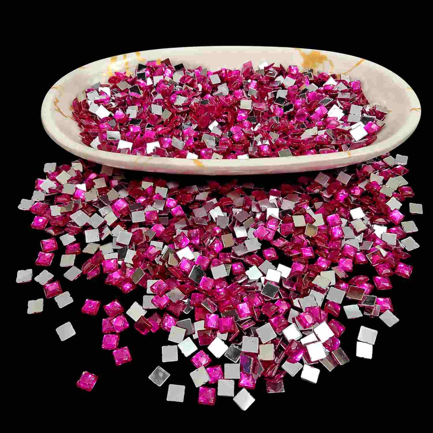 Rhinestones Square Shape