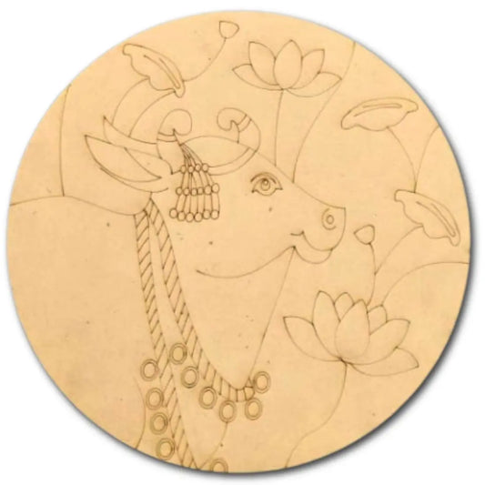 Pre-Marked Cow Face Design-02