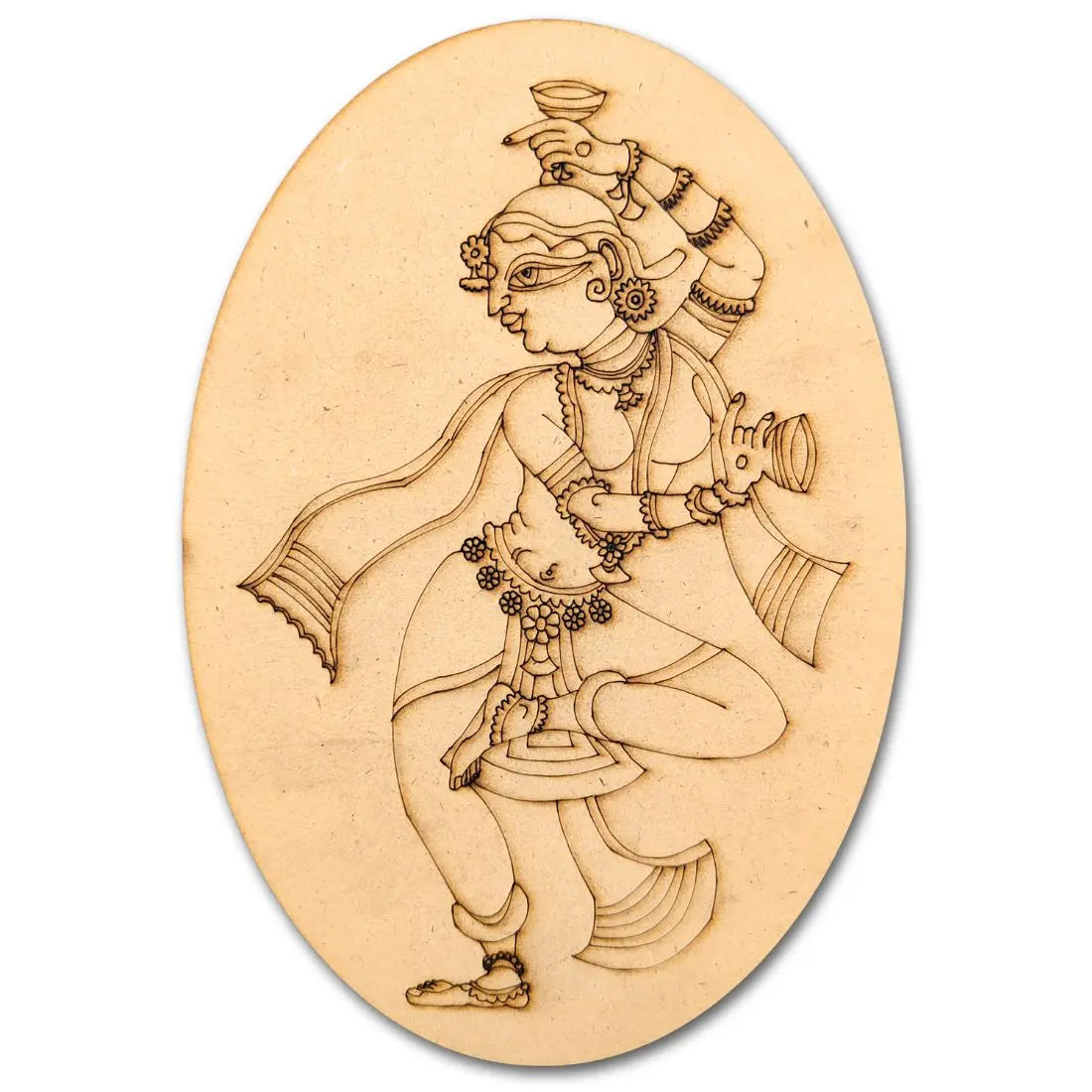 Pre-Marked Dancing Lady Ovel Base