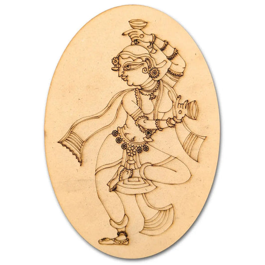 Pre-Marked Dancing Lady Ovel Base