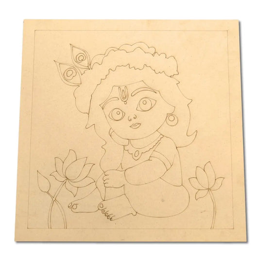 Pre Marked Krishna Design- 1