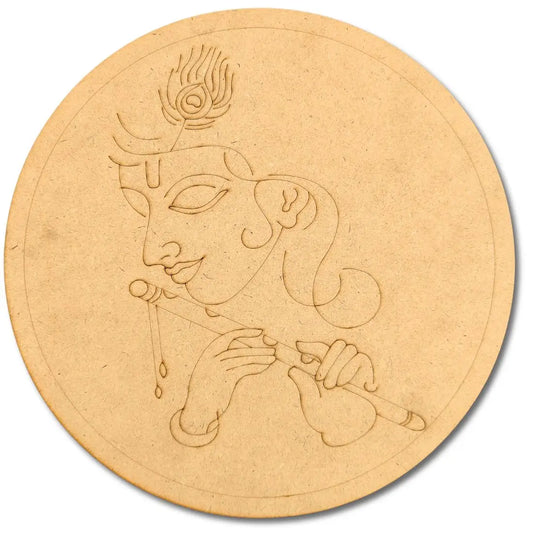 Pre-Marked Krishna Face Base
