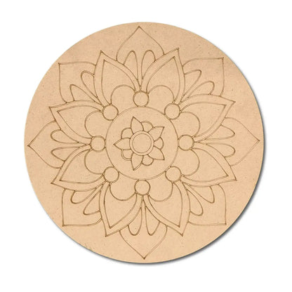 Pre Marked Mandala Base Design- 1