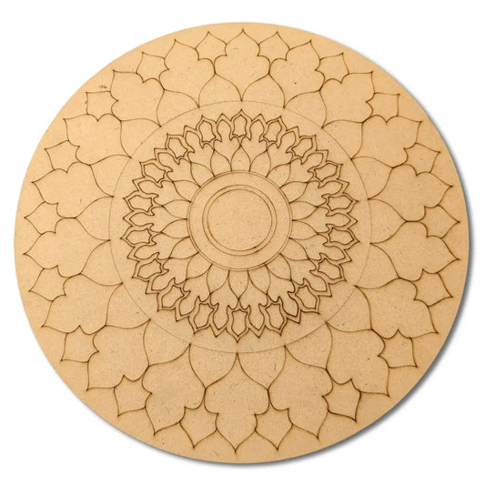 Pre Marked Mandala Base Design- 5