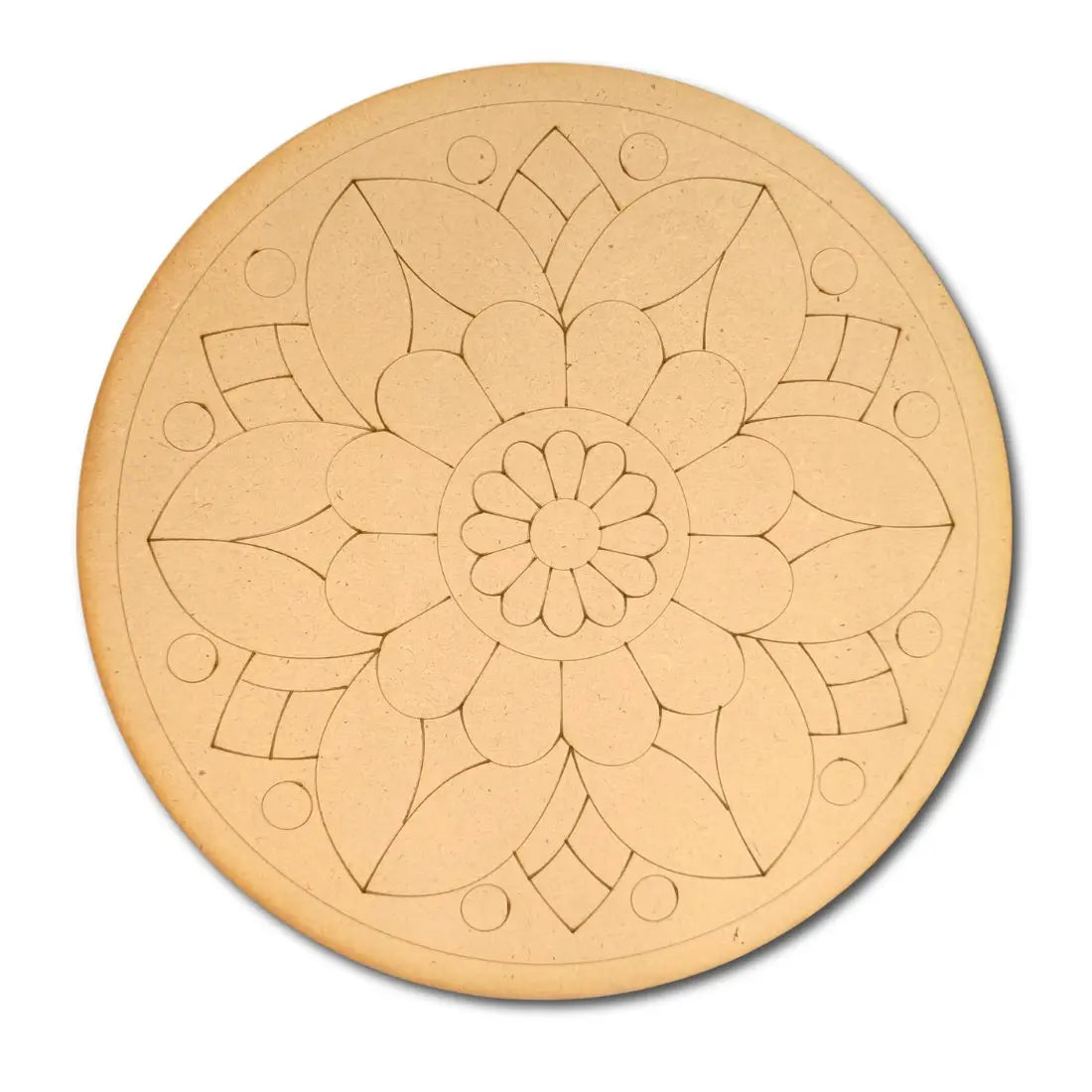 Pre Marked Mandala Base Design- 6