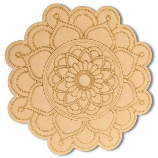 Pre Marked Mandala Base Design- 7