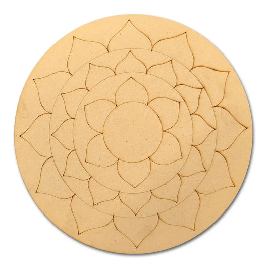 Pre-Marked Mandala Design-09