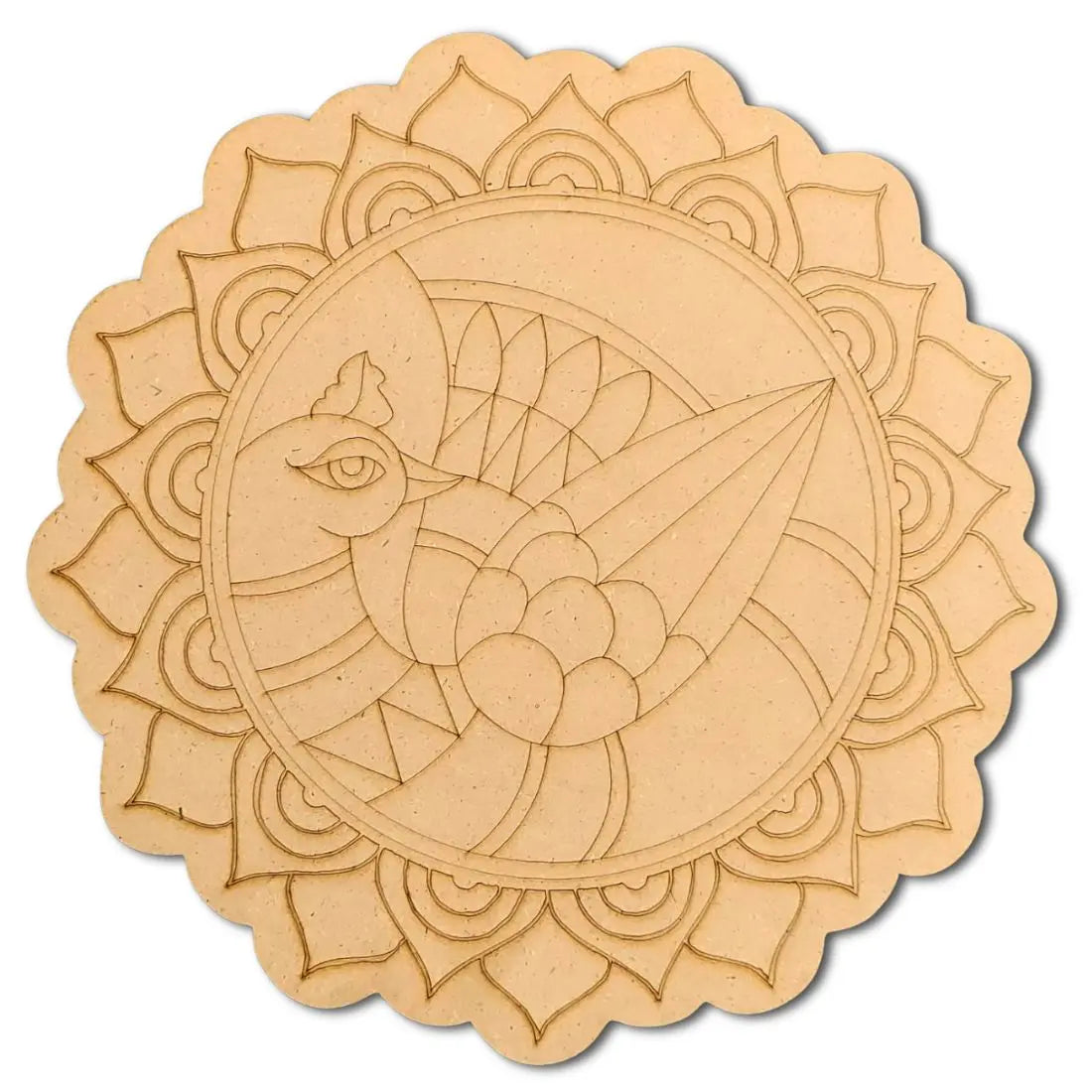 Pre Marked Peacock Base Design- 1