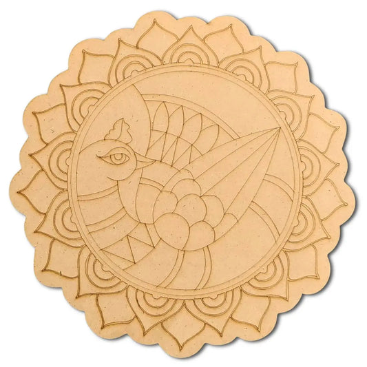 Pre Marked Peacock Base Design- 1