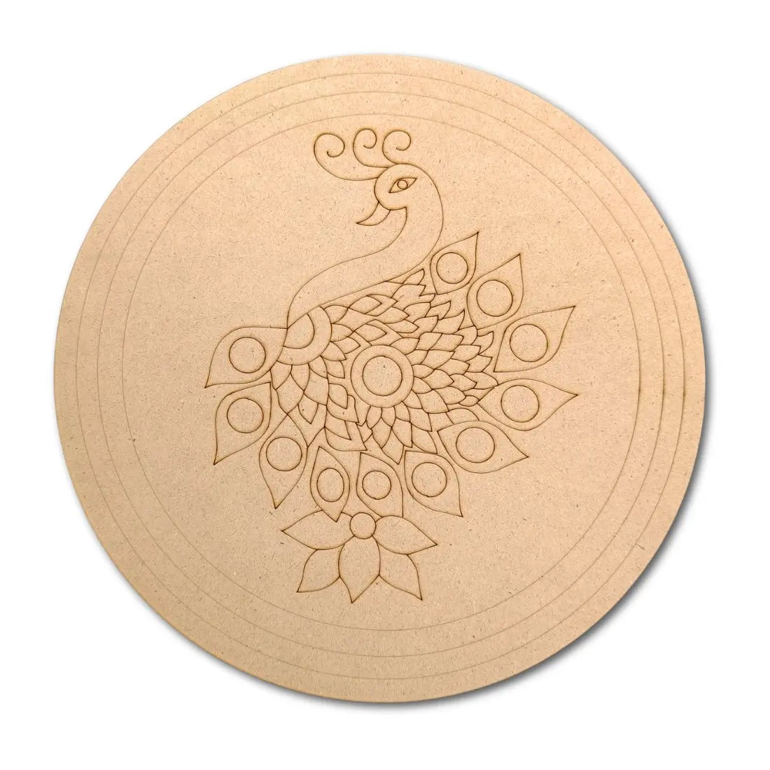 Pre Marked Peacock Base Design- 2