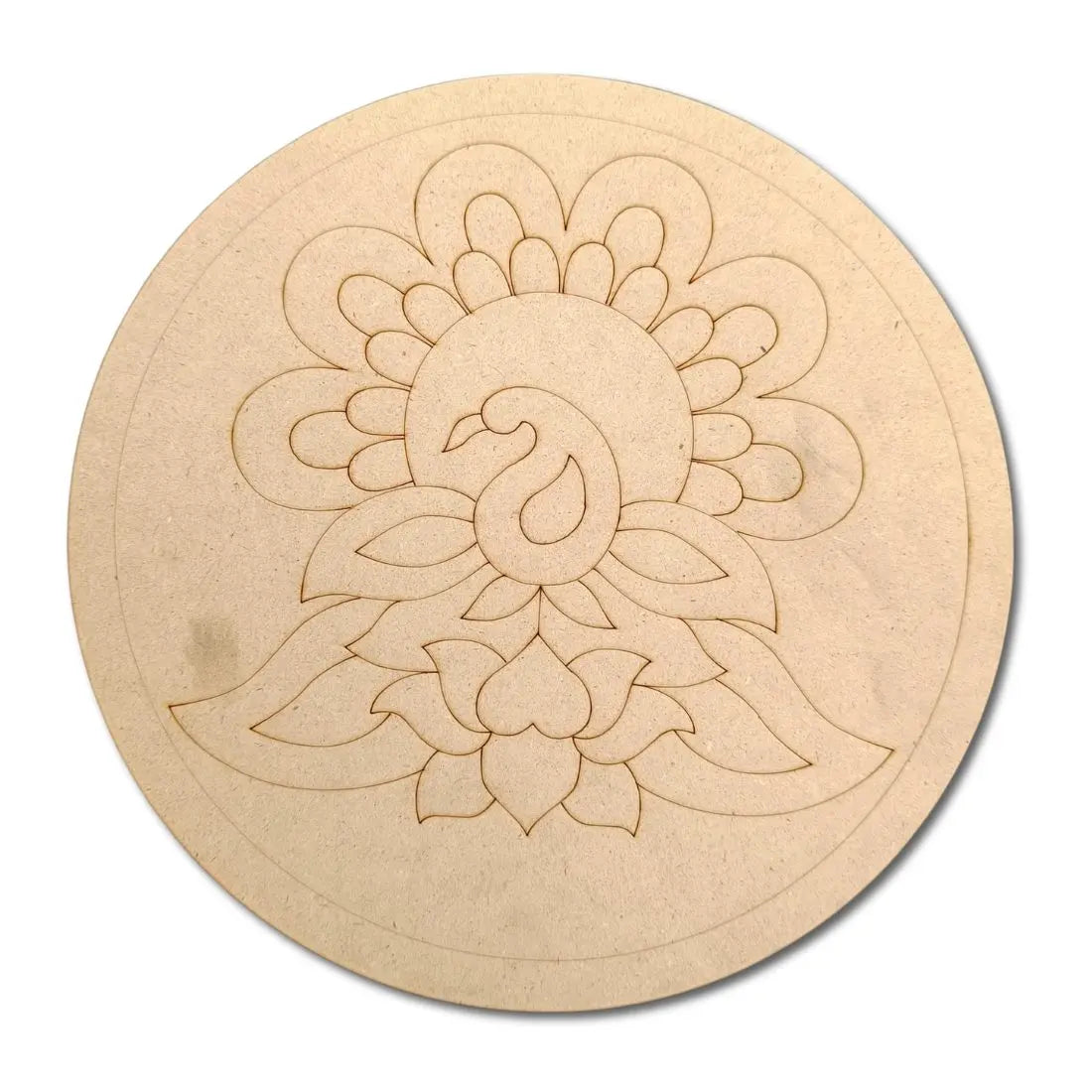 Pre Marked Peacock Base Design- 3