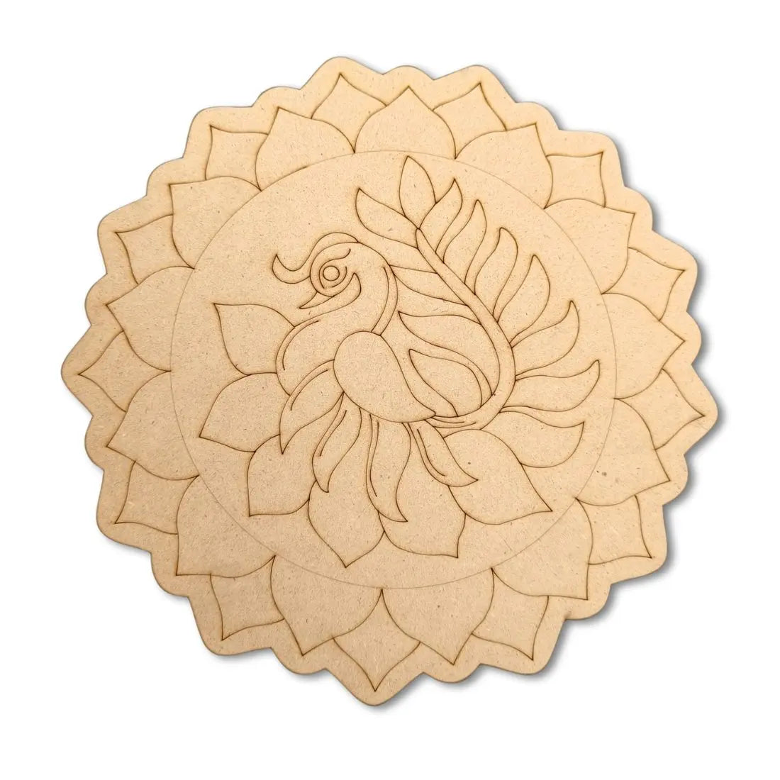 Pre Marked Peacock Base Design- 4