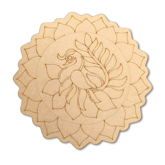 Pre Marked Peacock Base Design- 4