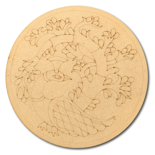 Pre Marked Peacock Base Design- 6