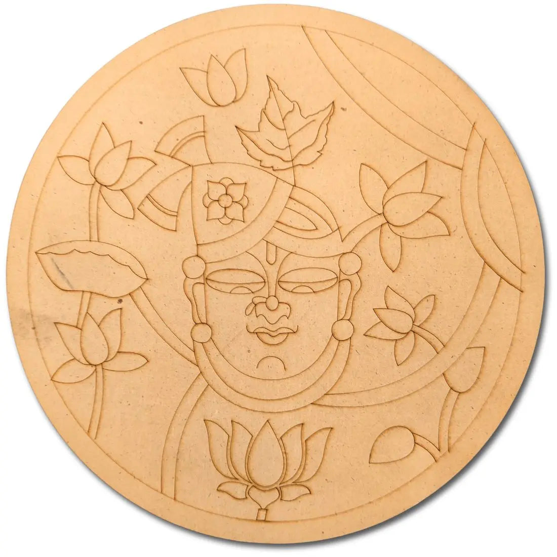 Pre-Marked Shreenathji with Lotus