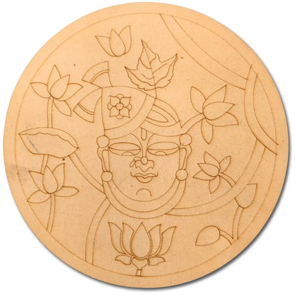 Pre-Marked Shreenathji with Lotus