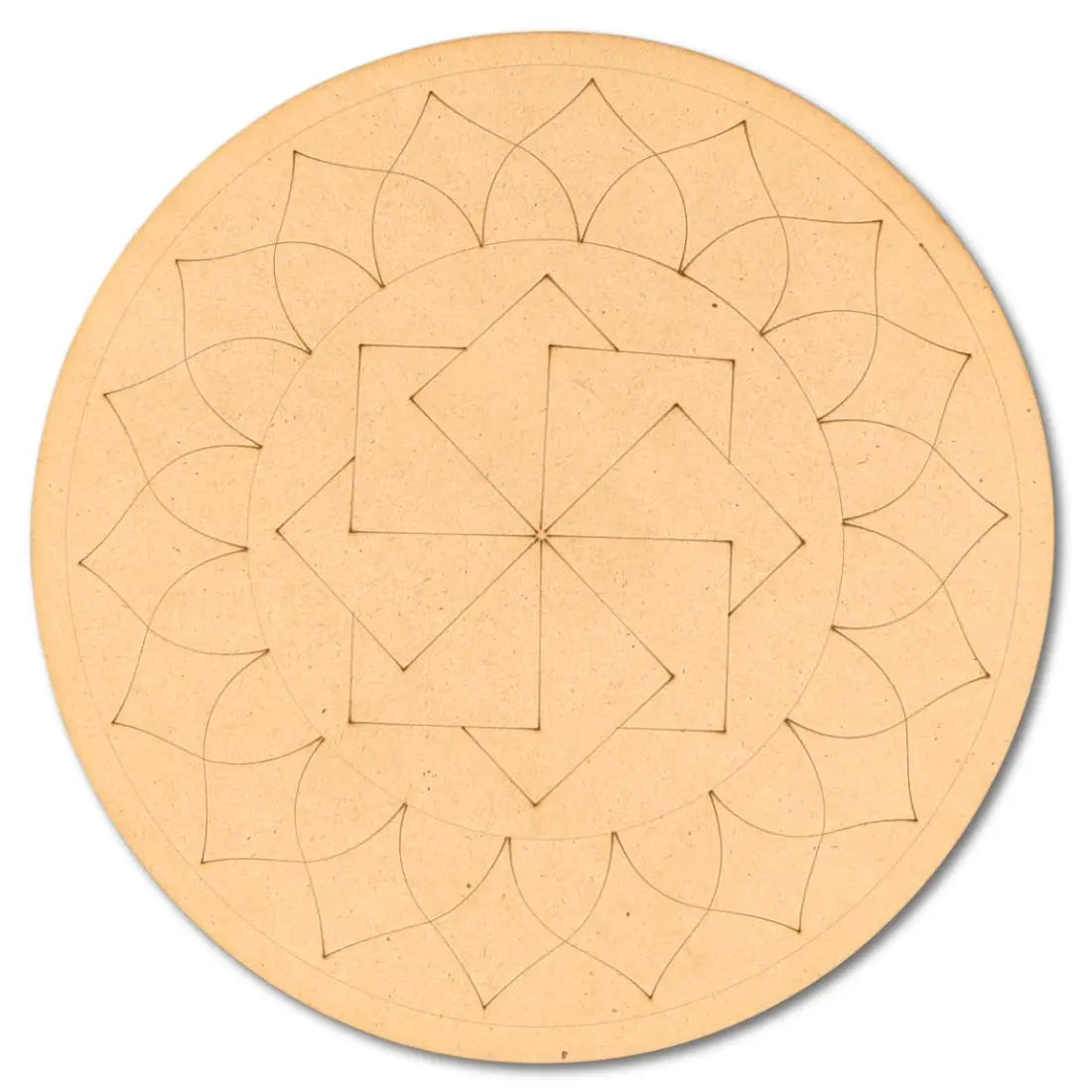 Pre-Marked Swastik Mandala