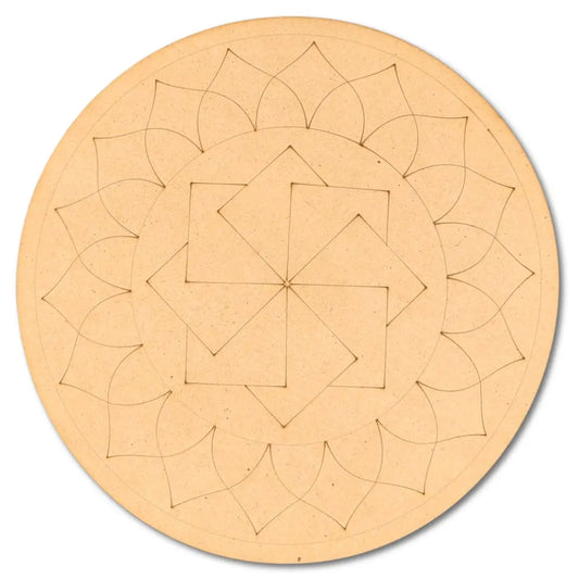 Pre-Marked Swastik Mandala