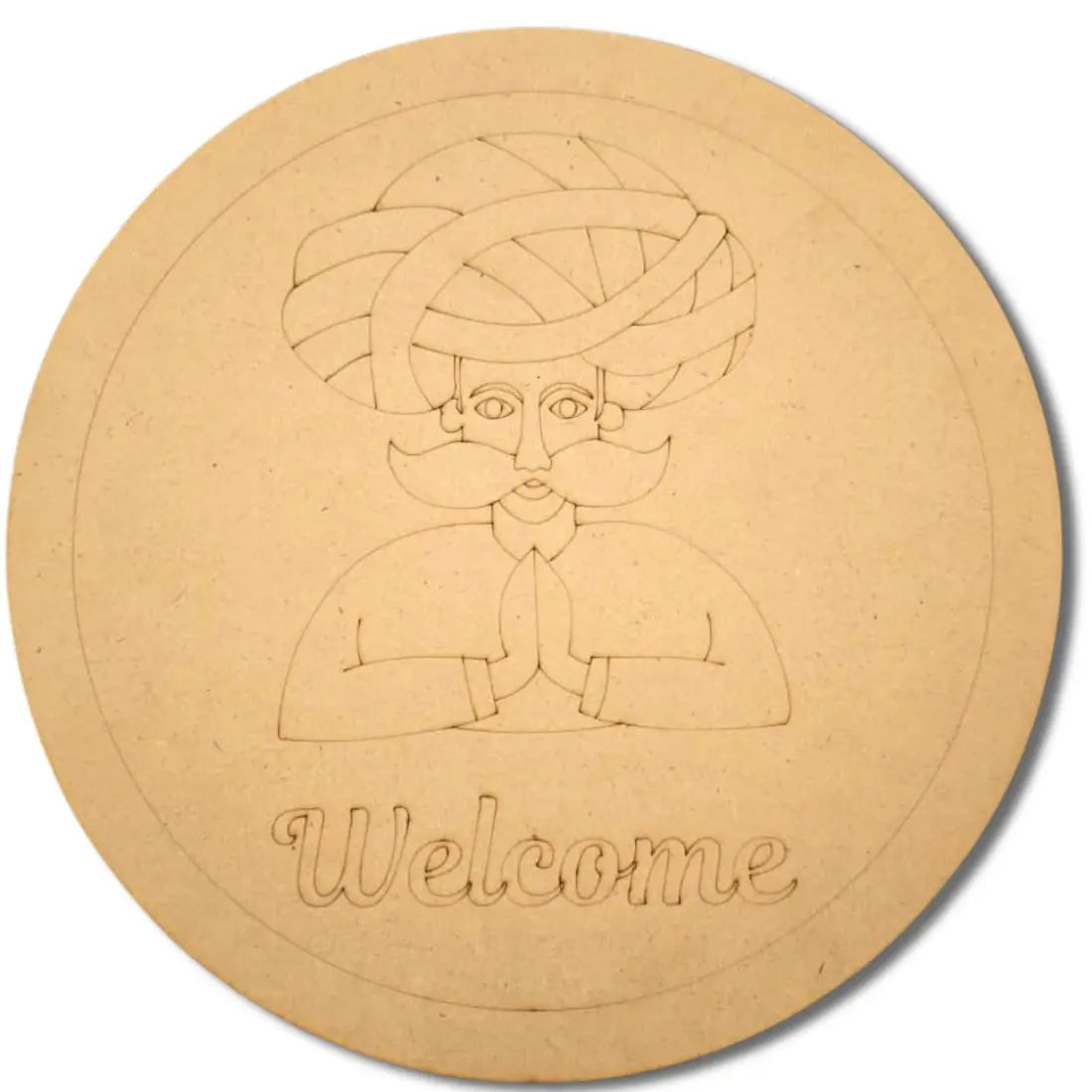 Pre-Marked Turban Man