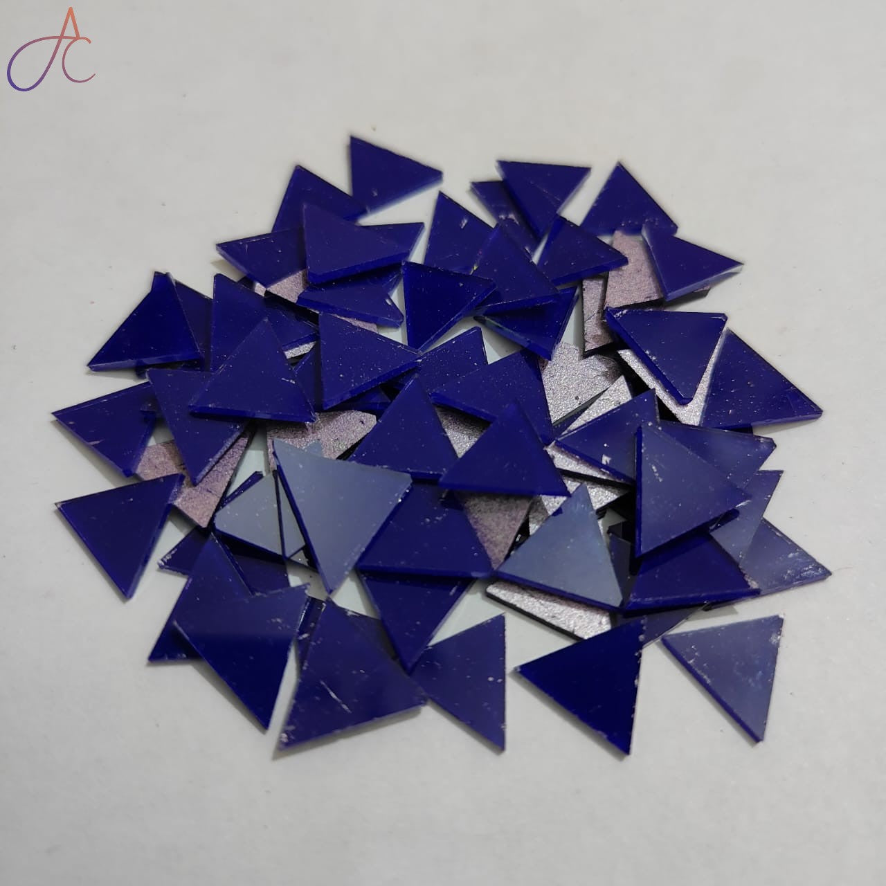 Color Glass Mirror-Triangle- 13MM