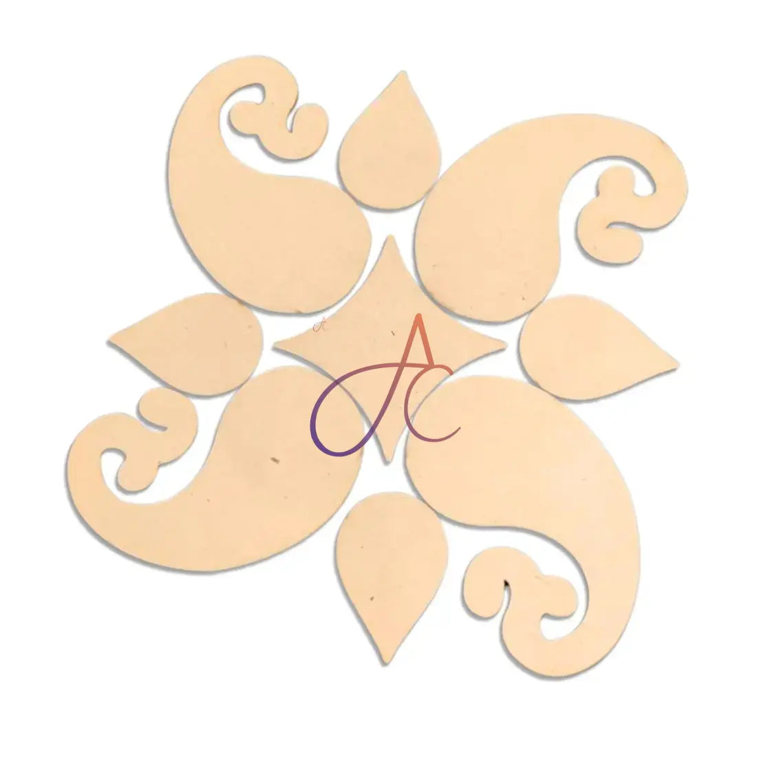 MDF Rangoli Cutouts Design-14