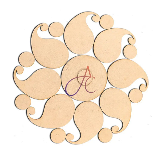 MDF Rangoli Cutouts Design-6