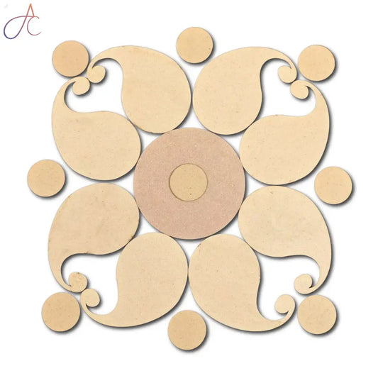 MDF Rangoli Cutouts Design-8