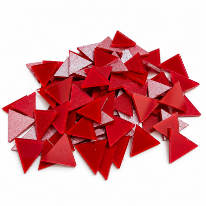 Color Glass Mirror-Triangle- 13MM