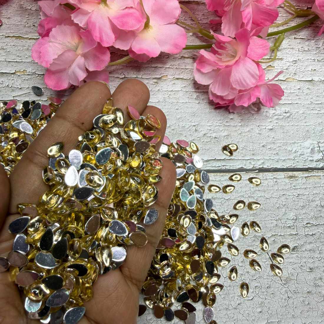 Rhinestones Tear Drop Shape