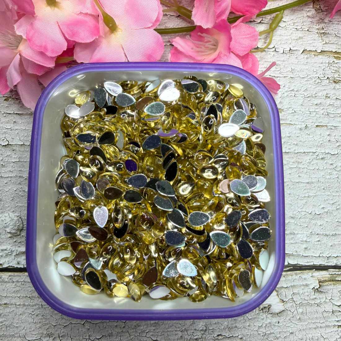 Rhinestones Tear Drop Shape