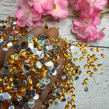 Rhinestones Tear Drop Shape
