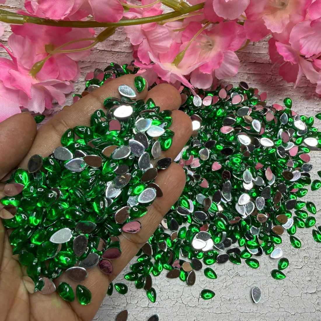 Rhinestones Tear Drop Shape